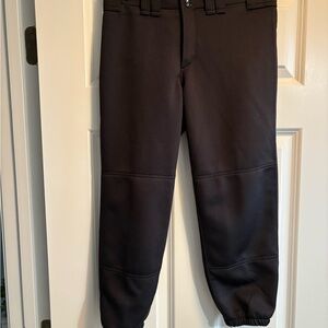 Mizuno black women’s softball pants